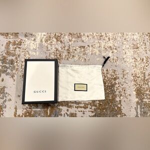 Gucci empty box with dust bag